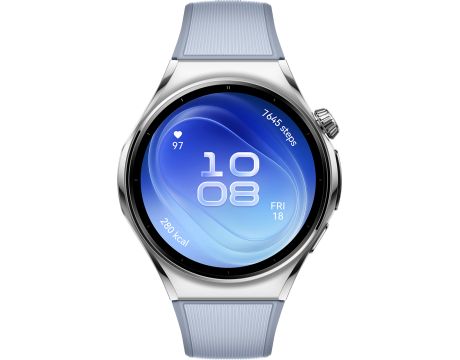 смарт часовник HUAWEI WATCH 6, Cellular, 46 мм, светлосин и безжични слушалки HUAWEI FreeBuds 7i на супер цени