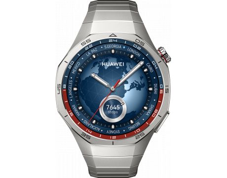 HUAWEI Watch GT 5 Pro, 46 мм, сребрист и безжични слушалки HUAWEI FreeBuds 5i на супер цени