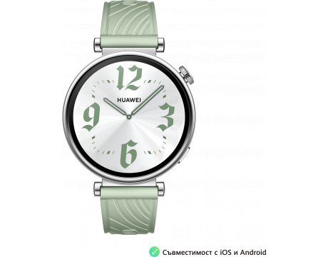 HUAWEI Watch GT4, 41 мм, зелен и безжични слушалки HUAWEI FreeBuds SE 2 на супер цени