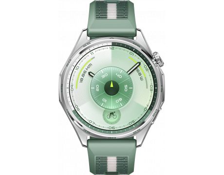 смарт часовник HUAWEI WATCH GT6, 46 мм, зелен и електронен кантар HUAWEI Scale 3 на супер цени