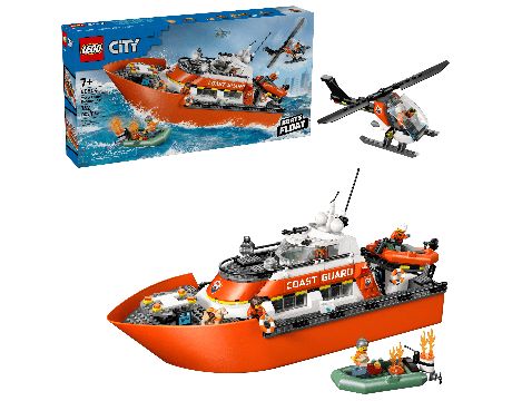LEGO Coast Guard Rescue Boat & Helicopter на супер цени