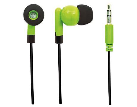 Manhattan Sound Pop In-Ear, черен/зелен на супер цени
