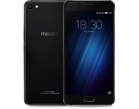 Meizu U10, Черен с 2 СИМ карти на супер цени