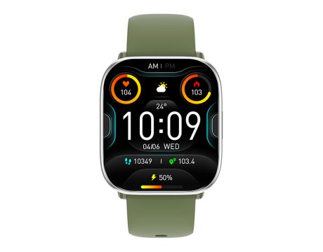 myPhone Watch Pastel, 40 мм, сребрист/зелен на супер цени
