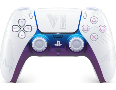 PlayStation DualSense Wireless Controller Grand Theft Auto VI White Limited Edition, бял на супер цени