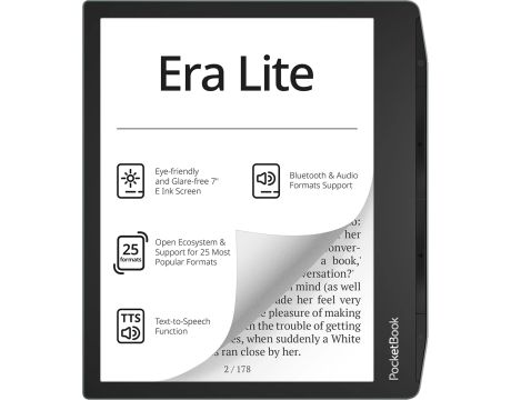 PocketBook Era Lite 7", 16GB, черен/зелен на супер цени
