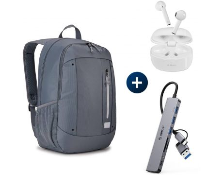 раница за лаптоп CASE LOGIC Jaunt WMBP-215 16'', докинг станция ORICO 8-Port и безжични слушалки ttec TWS Mode на супер цени