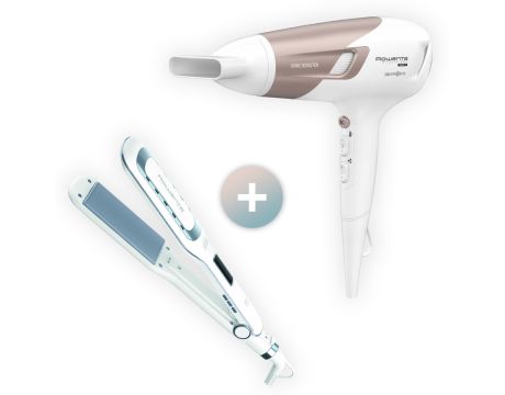 преса за коса Rowenta Wet & Dry Pro и сешоар Rowenta Studio Dry Glow на супер цени