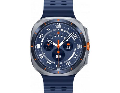 Samsung Galaxy Watch Ultra 2025, Cellular, 47 мм, сребрист/син на супер цени