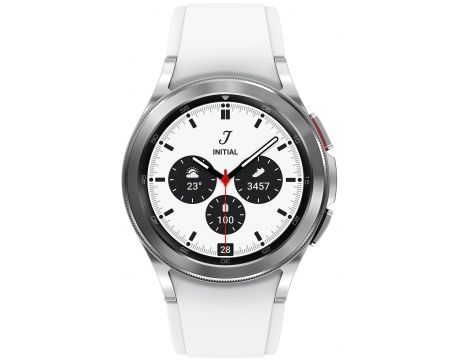Samsung Galaxy Watch4 Classic, сребрист/бял на супер цени