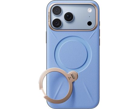 TORRAS Ostand Q3 VegSkin за Apple iPhone 18 Pro Max, син на супер цени