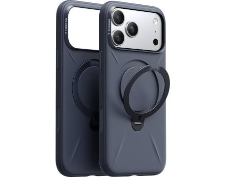TORRAS Ostand QPRO Silicone за Apple iPhone 17 Pro, тъмносин на супер цени