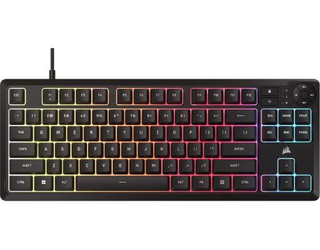 Corsair K55 CORE TKL RGB, черен на супер цени