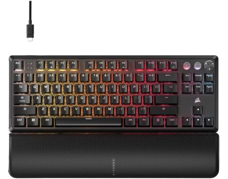 Corsair K70 PRO TKL, черен на супер цени