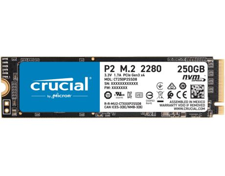 250GB SSD Crucial P2 на супер цени