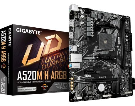 GIGABYTE A520M H ARGB на супер цени