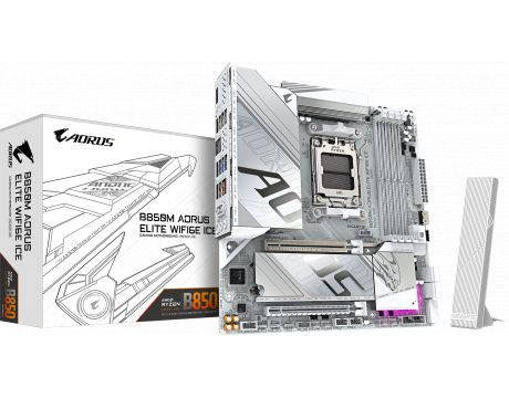 GIGABYTE B850M AORUS ELITE WIF6E ICE на супер цени