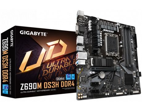 GIGABYTE Z690M DS3H DDR4 - ремаркетиран на супер цени