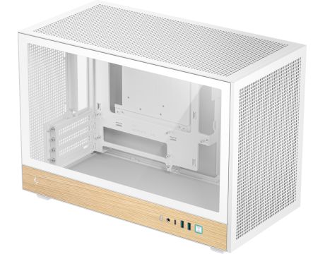 Deepcool CH260 WOOD, бял/кафяв на супер цени