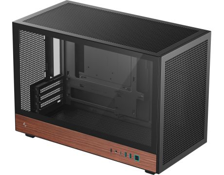 Deepcool CH260 WOOD, черен/кафяв на супер цени