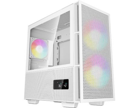 DeepCool CH360 DIGITAL, бял на супер цени