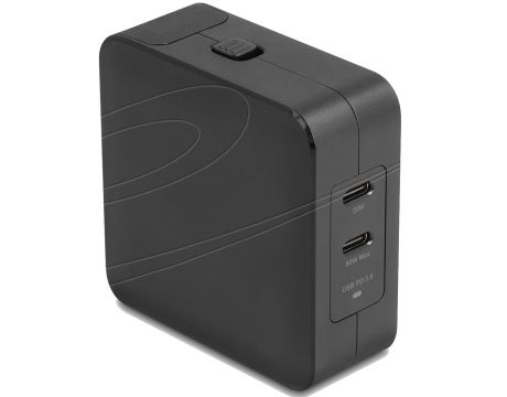 Delock 65W, черен на супер цени