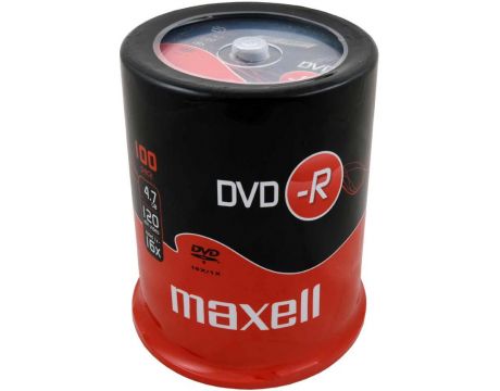 Maxell DVD-R 4.7 GB, 100 броя на супер цени