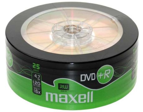 Maxell DVD+R, 25 броя на супер цени