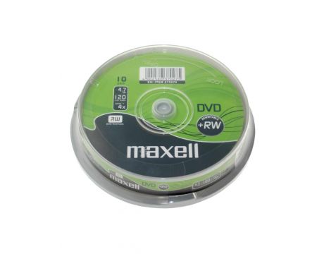 Maxell DVD+RW, 10 броя на супер цени