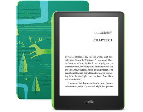 Amazon Kindle Paperwhite Kids 11th Gen 2021 6.8", 8GB, зелен на супер цени