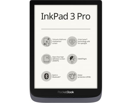 PocketBook InkPad 3 Pro PB740 7.8", 16GB, сив на супер цени