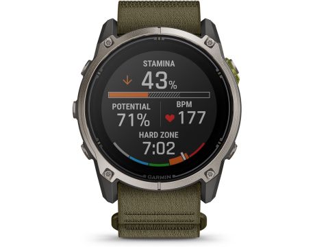 Garmin Enduro 4, 51 мм, сив/зелен на супер цени