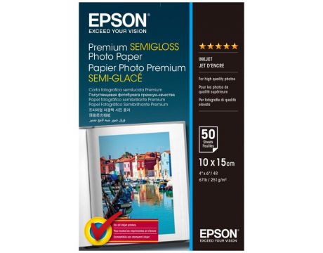 Epson Premium Semigloss Photo Paper на супер цени