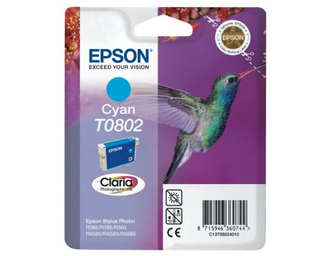 Epson T0802, cyan на супер цени