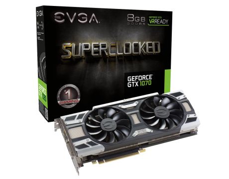EVGA GeForce GTX 1070 8GB SC GAMING ACX 3.0 на супер цени