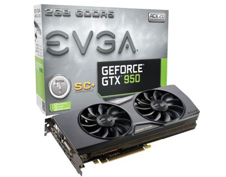 EVGA GeForce GTX 950 2GB SC+ на супер цени