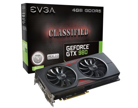 EVGA GeForce GTX 980 4GB Classified на супер цени