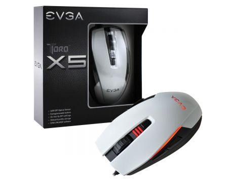 EVGA TORQ X5, Бял / Черен на супер цени