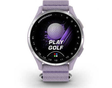 Garmin Approach J1 Junior, 43 мм, светлолилав/сребрист на супер цени