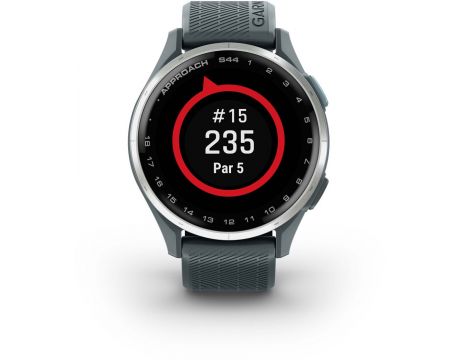 Garmin Approach S44, 43 мм, сребрист/сив на супер цени