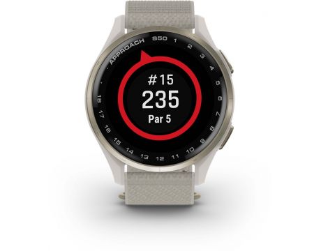 Garmin Approach S50, 43 мм, бежов на супер цени
