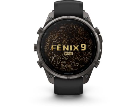 Garmin Fenix 9 Pro, 47 мм, сив/черен на супер цени