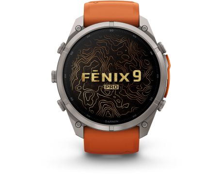 Garmin Fenix 9 Pro inReach, 51 мм, сив/оранжев на супер цени