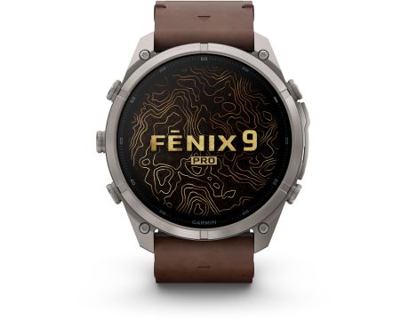 Garmin Fenix 9 Pro inReach, 51 мм, сив/кафяв на супер цени