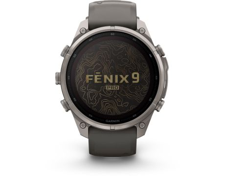 Garmin Fenix 9 Pro Solar inReach, 47 мм, сив на супер цени