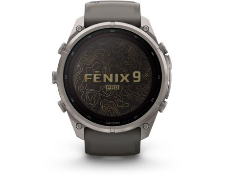 Garmin Fenix 9 Pro Solar inReach, 51 мм, сив на супер цени