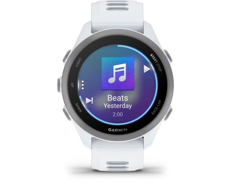 Garmin Forerunner 170 Music, 43 мм, бял/светлосин на супер цени
