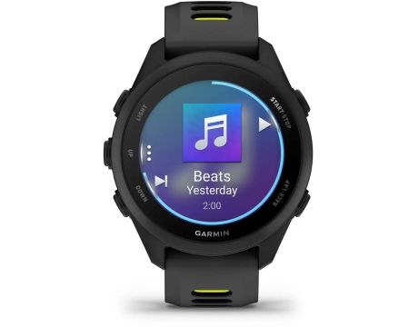 Garmin Forerunner 170 Music, 43 мм, черен/жълт на супер цени