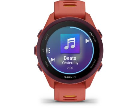 Garmin Forerunner 170 Music, 43 мм, червен/оранжев на супер цени
