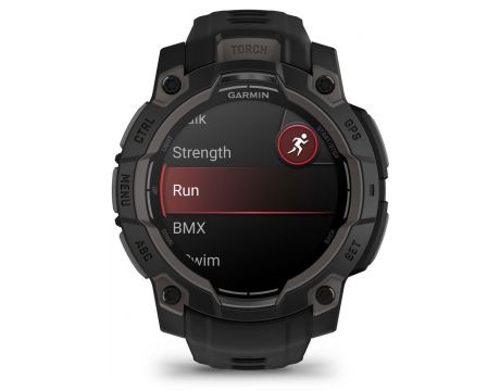 Garmin Instinct 3 AMOLED, 45 мм, черен на супер цени